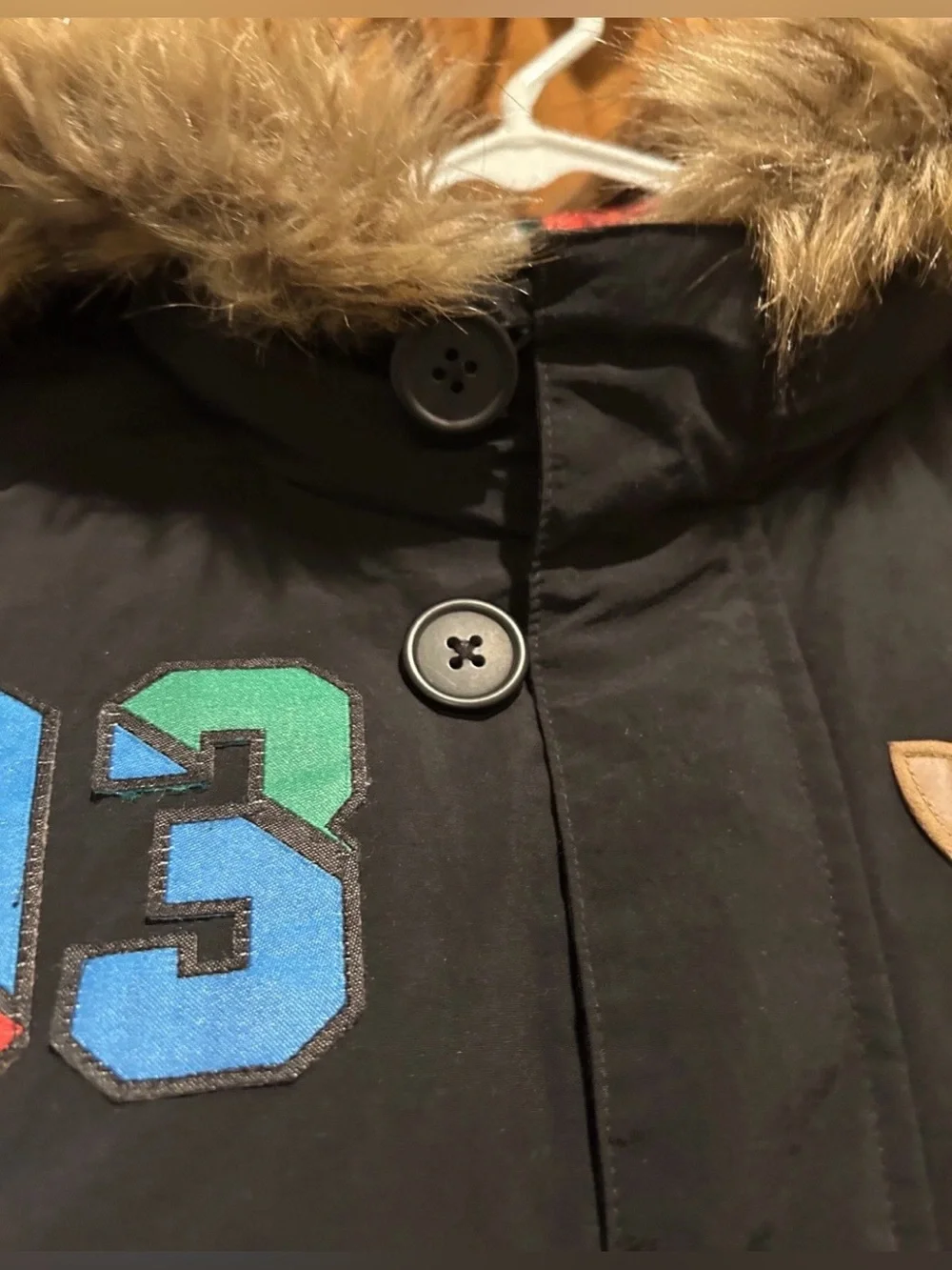 HTF Adidas Badge Down Jacket Black Size 095 Unisex Men’s Sm Wm Med EUC